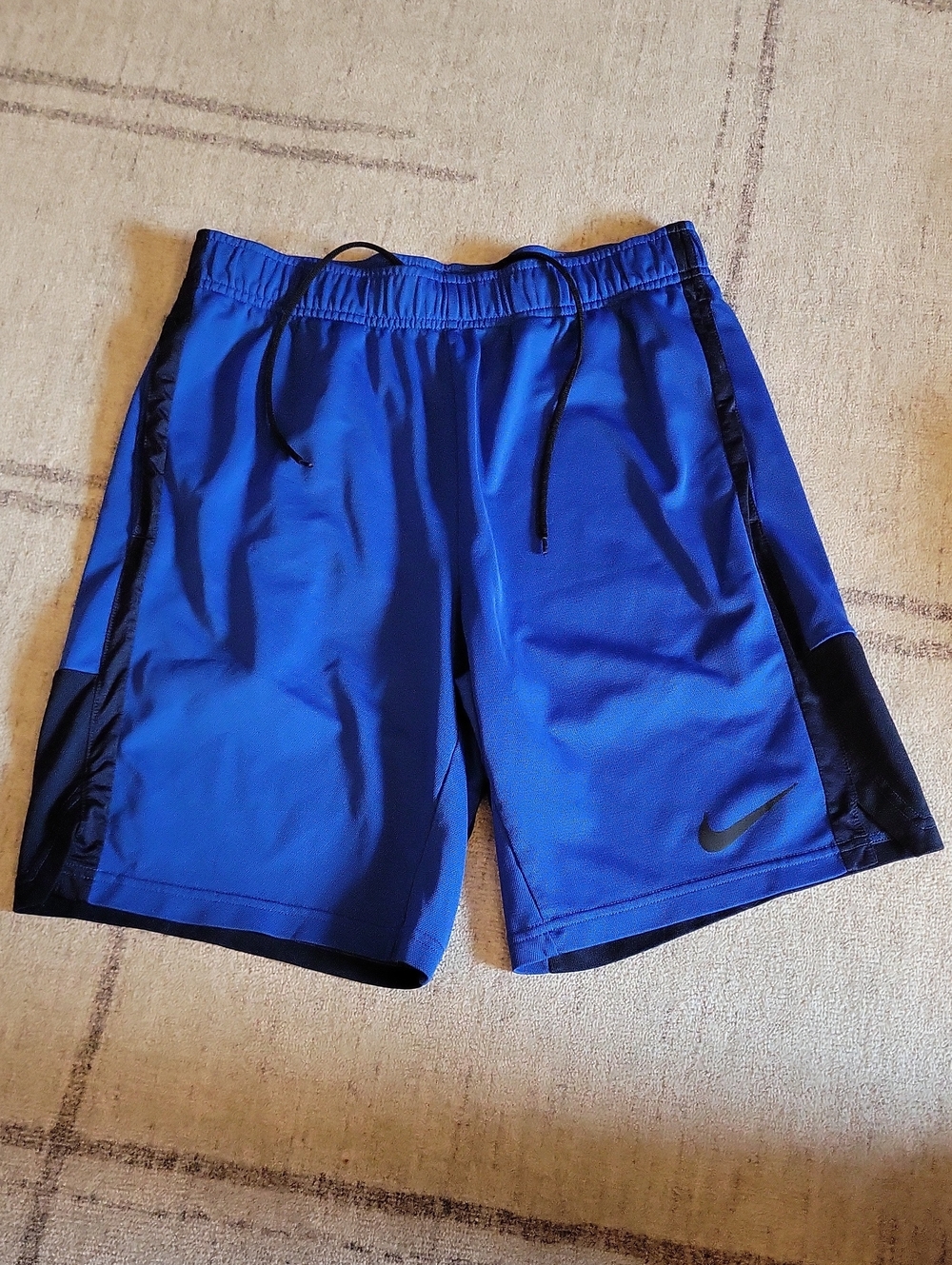 Nike Royal Blue Athletic Shorts with Black Accents